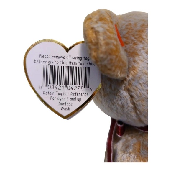 TY Beanie Baby 1999 SIGNATURE BEAR Original Vtg Retired Collectible Rare Errors - Picture 4 of 11